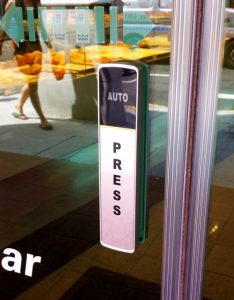 Press-This-Automatic-Door Press to open? (Image via DesignSojourn)