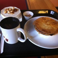 A Sherlock's specialty: freshly made savoury pie ($6.50 each)