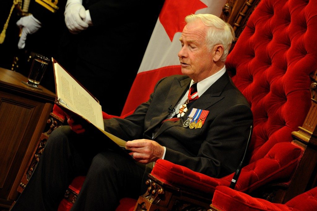 Photo of David Johnston via http://www.parl.gc.ca