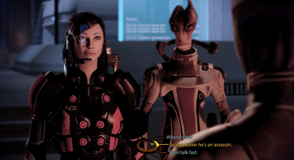 Screenshot from Mass Effect 2