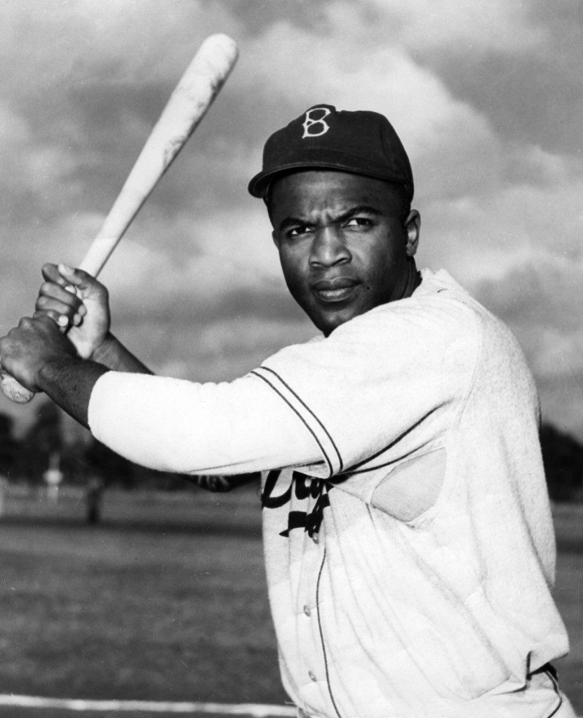 Photo of Jackie Robinson via sabr.org