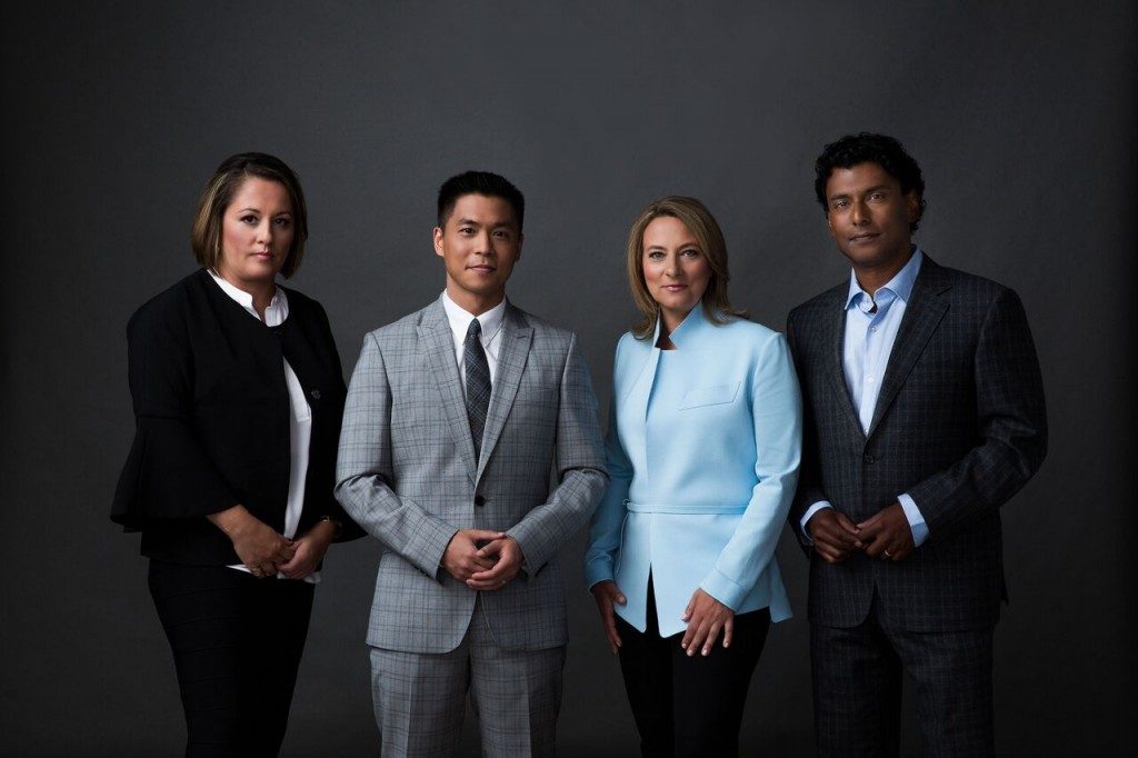 Rosemary Barton, Andrew Chang, Adrienne Arsenault and Ian Hanomansing via CBC