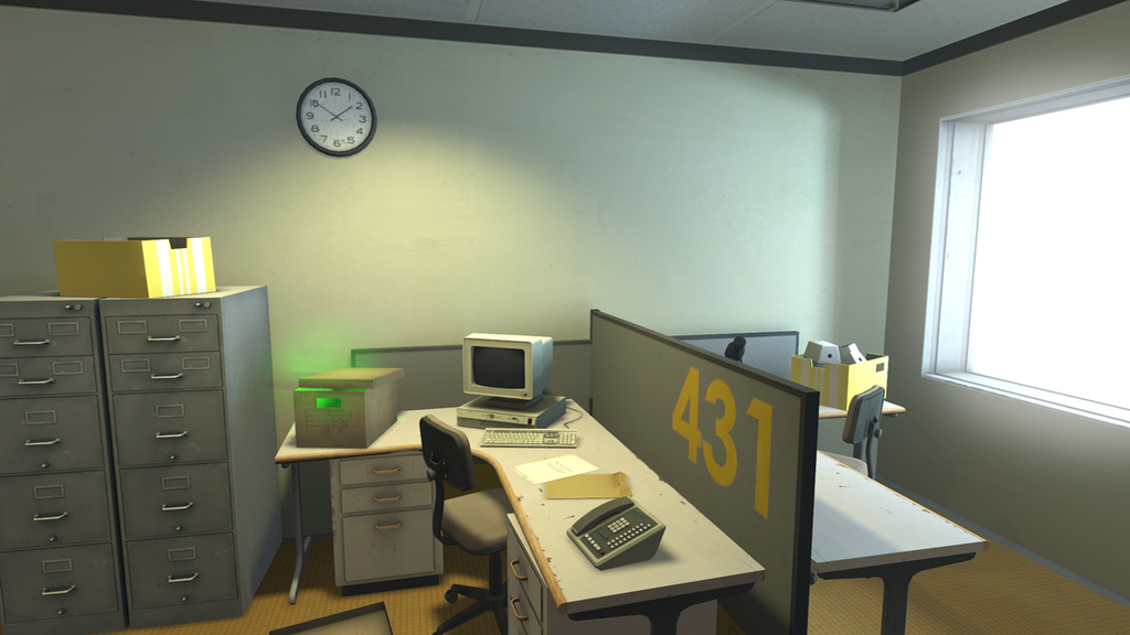 Still from 'The Stanley Parable' via theverge.com