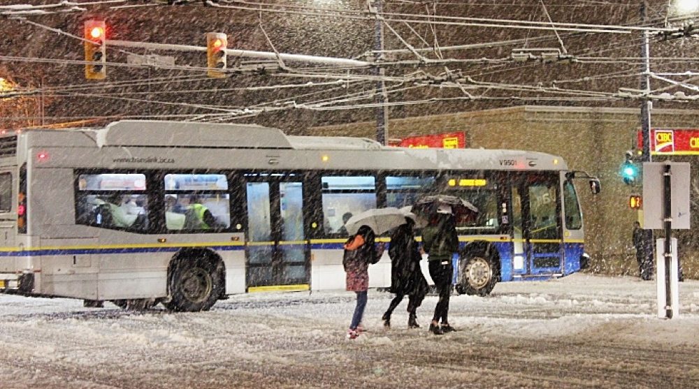 Icy winter in Vancouver