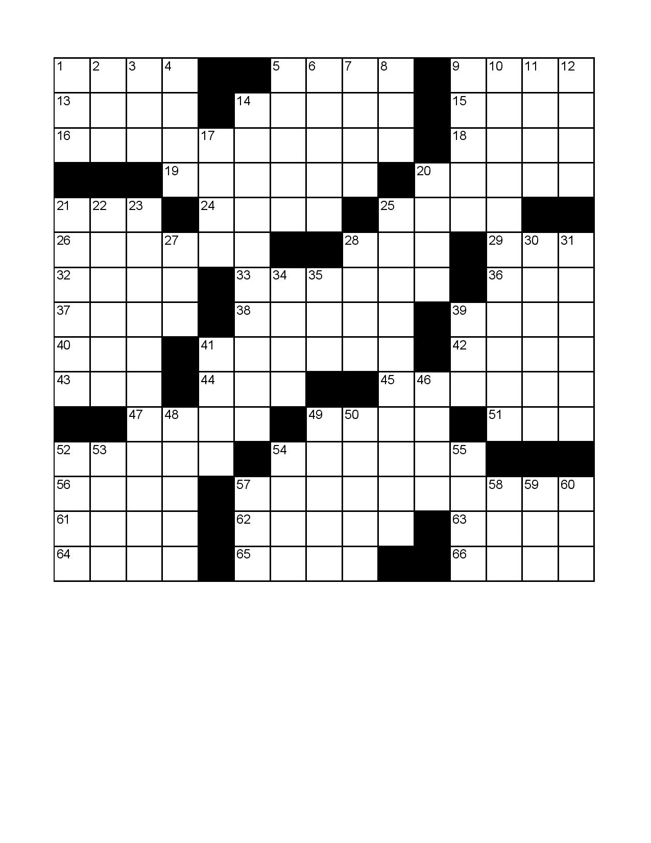 Weekly crossword: E-I-E-I-O…